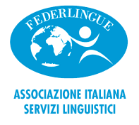 Logo Federlingue: Associazione italiana servizi linguistici