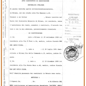 Atto costitutivo